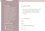design a professional and modern CV resume